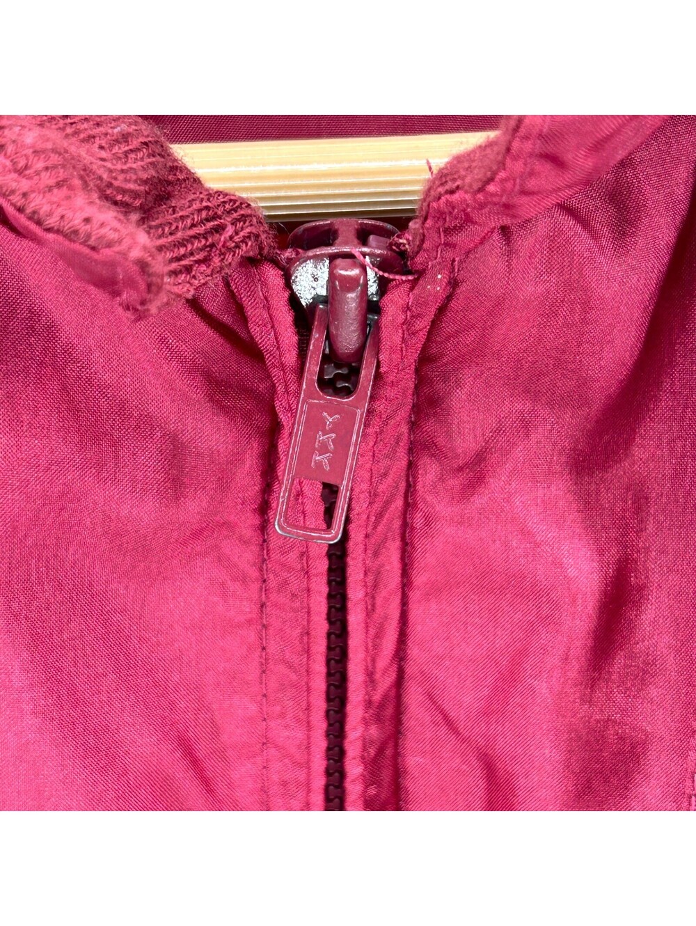 Vintage 80s Jockey Burgundy Bomber Jacket - Picture 3 of 8